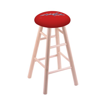 Maple Counter Stool,Natural Finish,Washington Capitals Seat